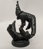 2 Bronze clown acrobats. 