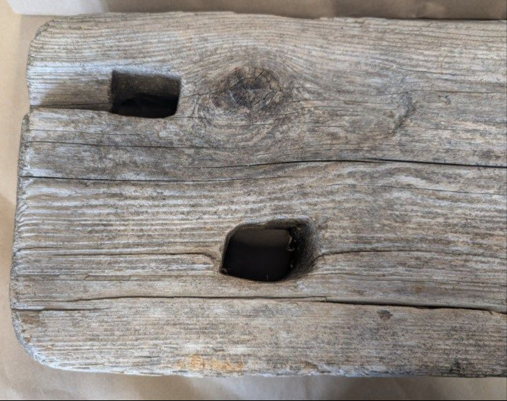 Cape Cod Driftwood Ship pulley slab plank 