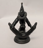 2 Bronze clown acrobats. 