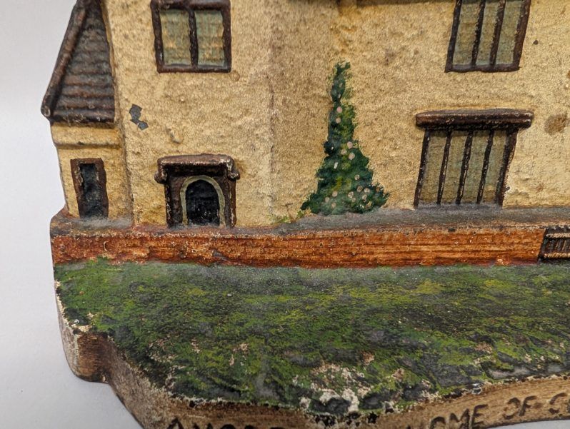 Cast Iron Sulgrave Manor Ancestral Home of George Washington in England 1925