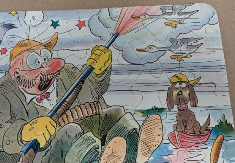 Lot of 3 Professor Oscar Quakenbush Proctor Gamble advertising puzzles