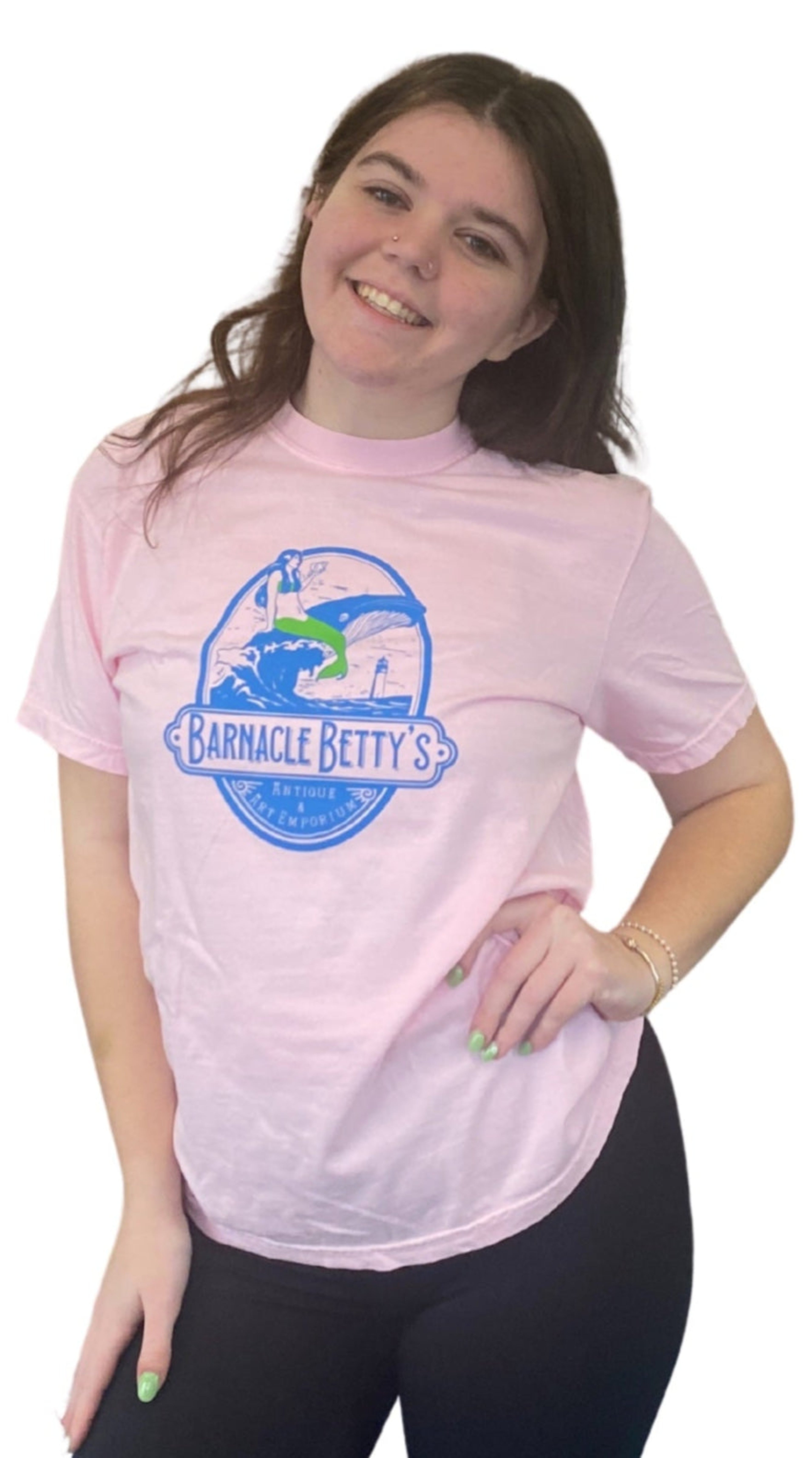 Blossom Pink Barnacle Betty's T-Shirt.